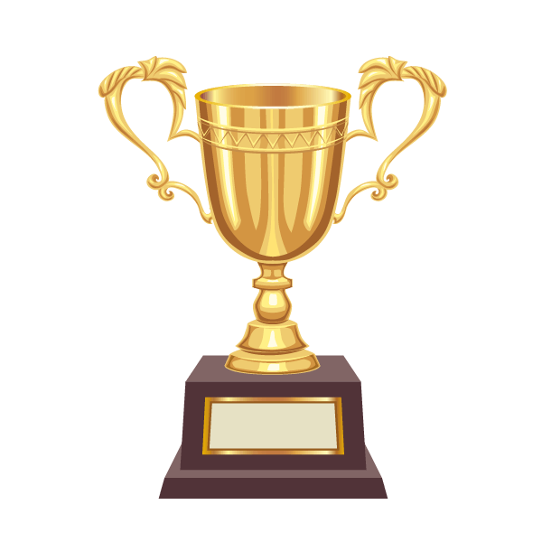 金のトロフィー
